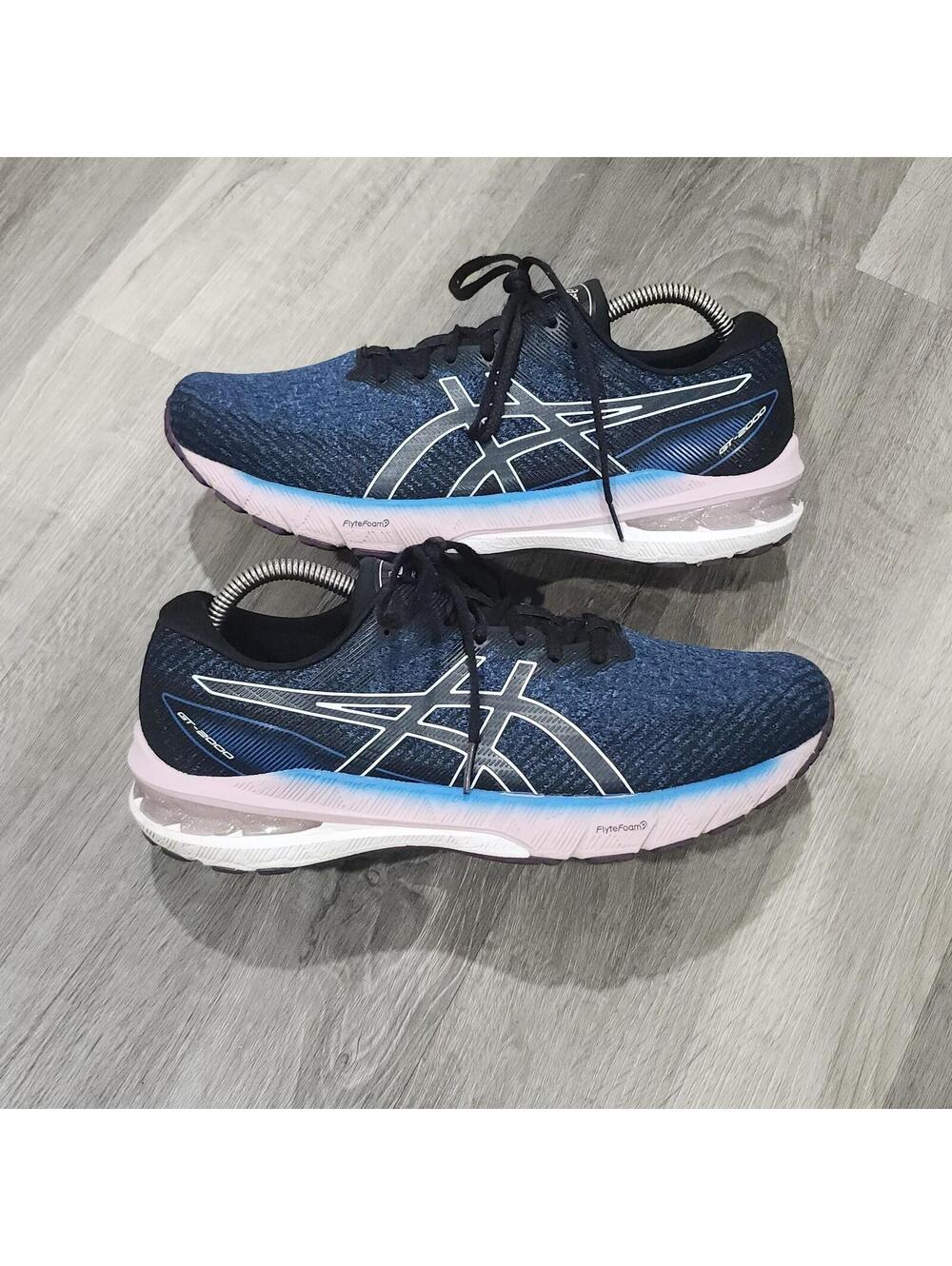 ASICS GT-2000 10 Lake Drive/White Running Gym Exercise Shoes Womens 10.5